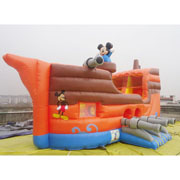 inflatable Mickey Minnie mouse slide